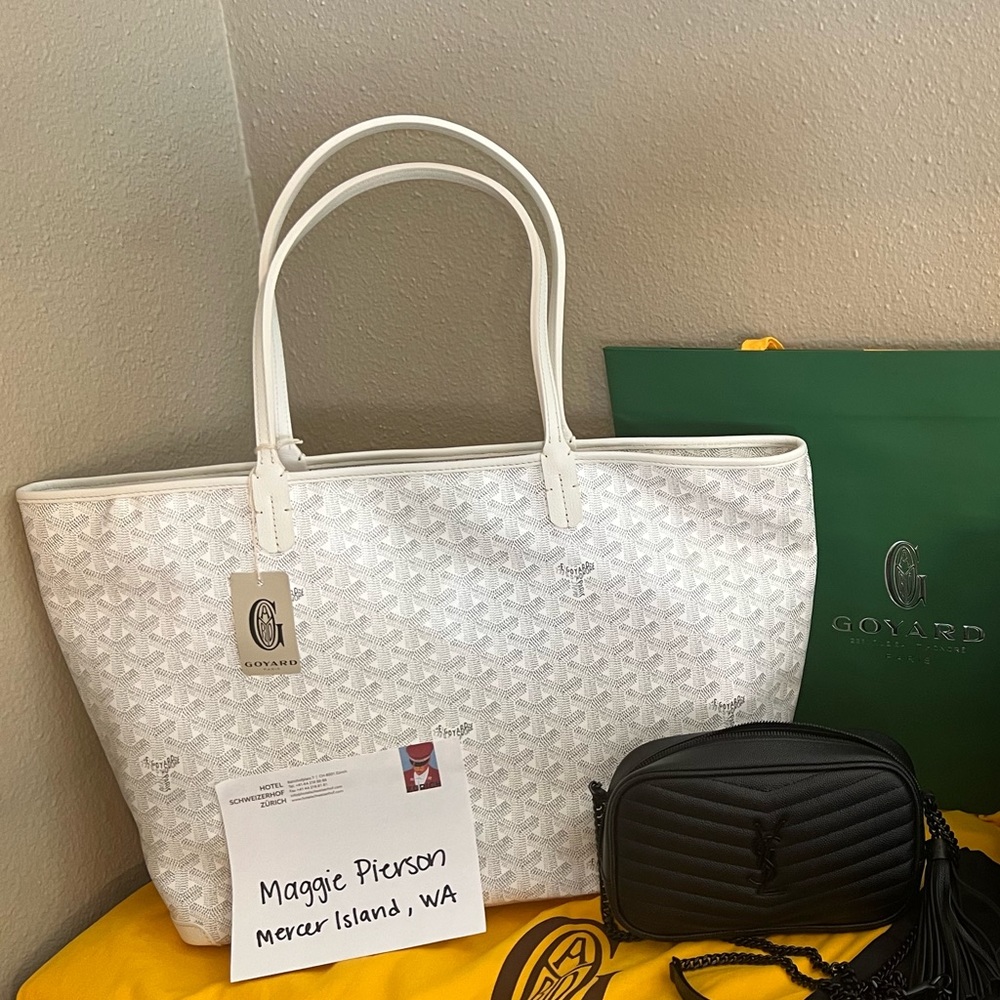 SOLD Goyard Artois MM in white